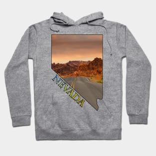 State of Nevada Outline Hoodie